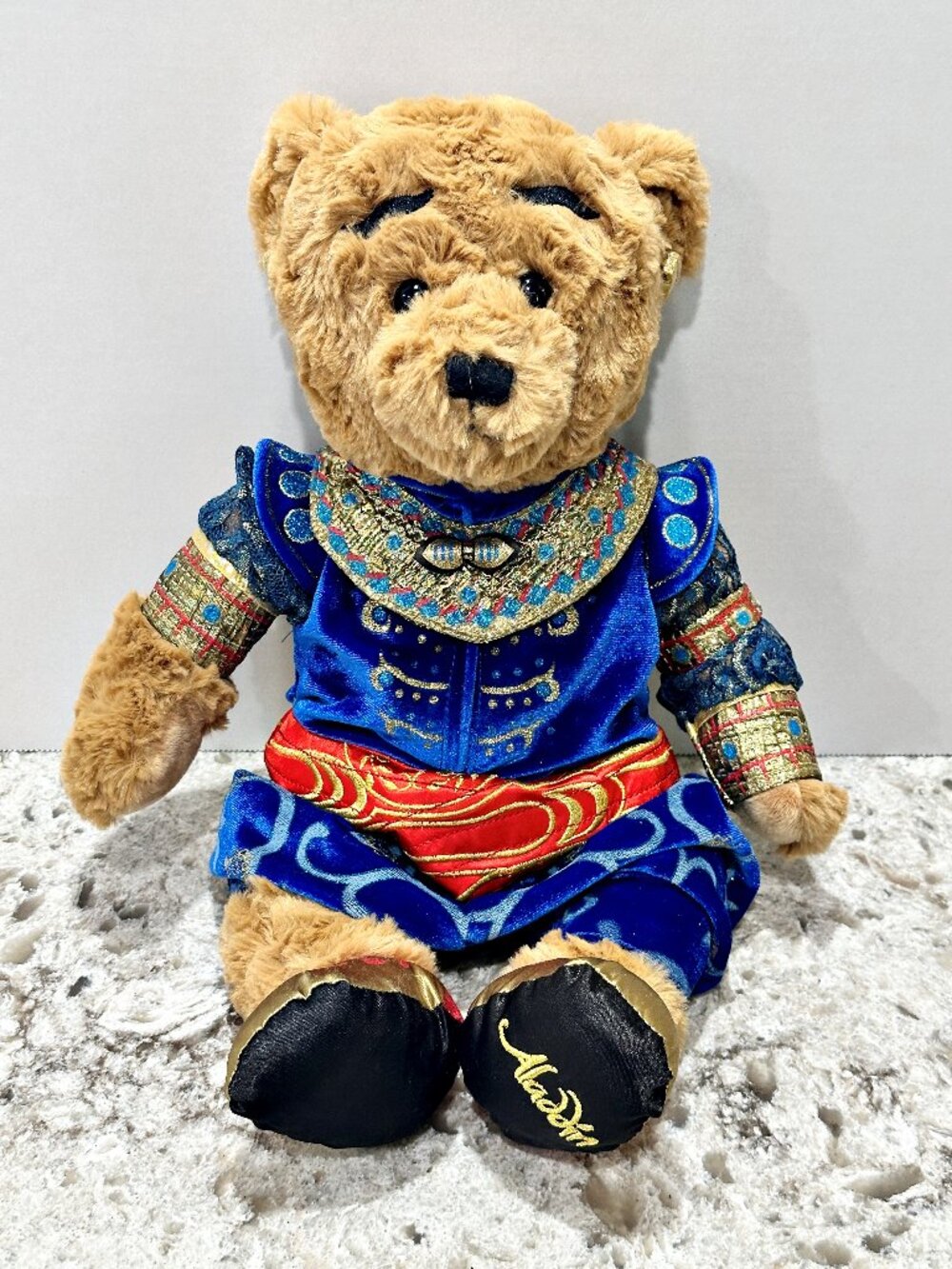 Disney Aladdin Genie Teddy Bear Plush 16” Stuffed Animal Toy Broadway Theatre